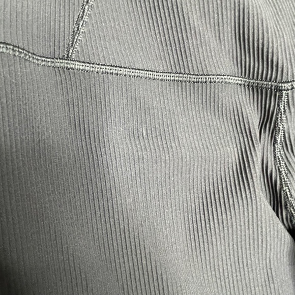 Athleta Elation Rib Tight Black Crop Sz 1X - Picture 2 of 8